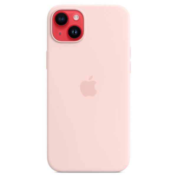 Apple Silikon-Case MagSafe für das iPhone 14 Plus - Chalk Pink