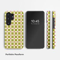 Selencia Vivid Back Cover Samsung Galaxy S26 Ultra - Check This Olive