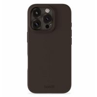 Holdit Silicone Case für das iPhone 16 Pro - Chocolate