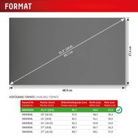 Displex Privacy Safe magnetische Bildschirmschutz Desktop 21,5 Zoll - Universal - 16:9