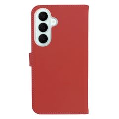 Selencia Echtleder Klapphülle Samsung Galaxy S26 FE - Rot