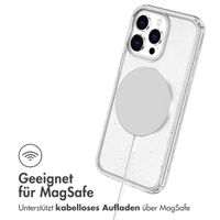imoshion Sparkle Back Cover mit MagSafe Apple iPhone 15 Pro - Glitzer Transparent