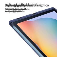 imoshion Trifold Hardcase Klapphülle für das Samsung Galaxy Tab S6 Lite (2020/2022/2024) - Dunkelblau