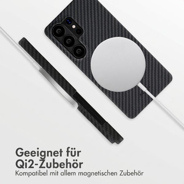 Accezz MagSafe Kevlar® Hülle Samsung Galaxy S26 Ultra - Schwarz