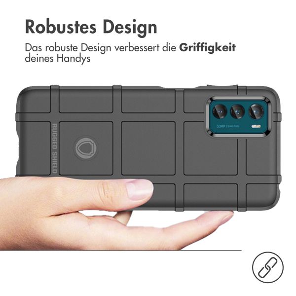 imoshion Rugged Shield Backcover für das Motorola Moto G42 - Schwarz