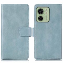 imoshion Luxuriöse Klapphülle Motorola Edge 40 - Hellblau