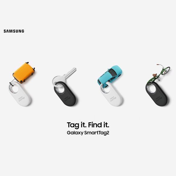 Samsung Galaxy SmartTag2 (4 Packung) - Black 2x + White 2x