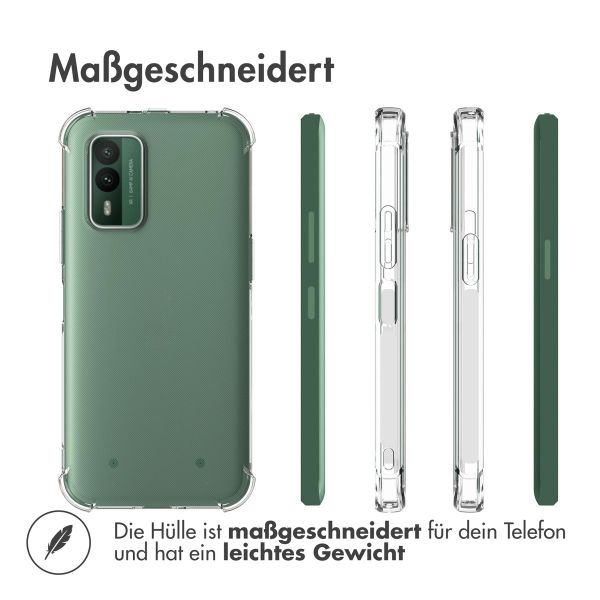 Accezz TPU Clear Cover für das Nokia XR21 - Transparent 