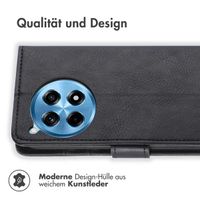 imoshion Luxuriöse Klapphülle OnePlus 12R - Schwarz