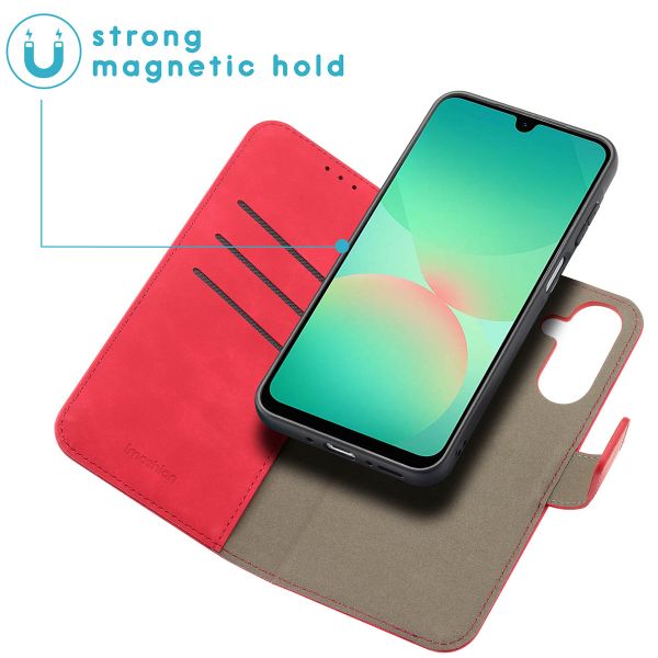 imoshion Entfernbare 2-1 Luxus Klapphülle Samsung Galaxy A26 - Rot