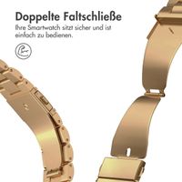 imoshion Edelstahlarmband für das Apple Watch Series 1 bis 11 / SE / Ultra (44/45/46/49 mm) - Gold