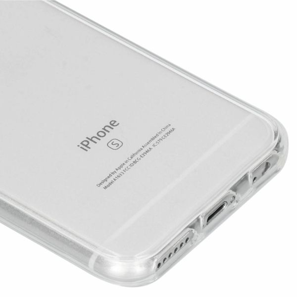 Transparente Zitat-Design TPU Hülle für iPhone 6/6s