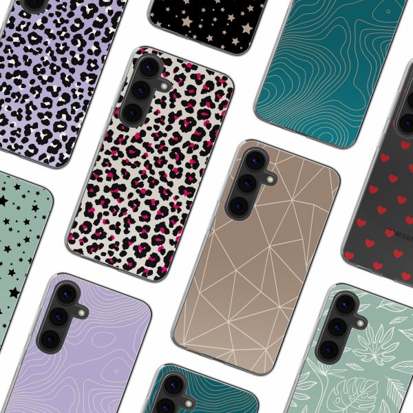 imoshion Design Hülle Samsung Galaxy S24 - Leopard Pink