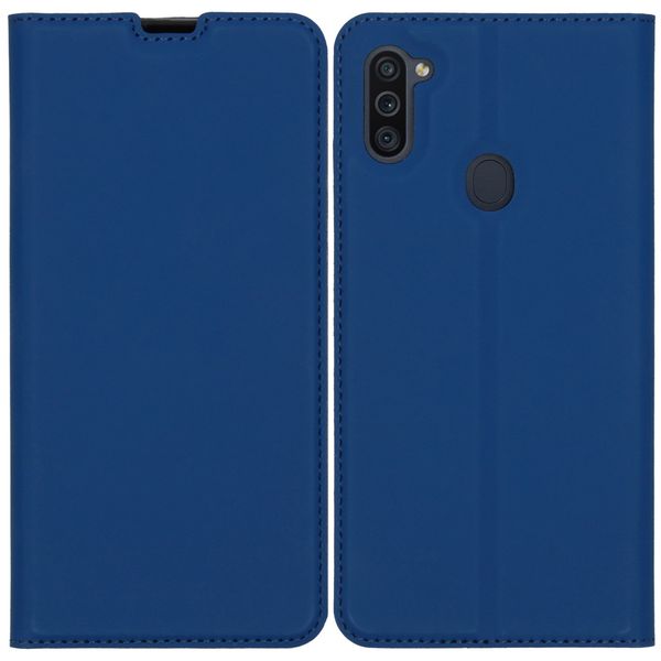 imoshion Slim Folio Klapphülle Samsung Galaxy M11 / A11 - Dunkelblau