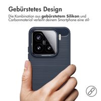 imoshion Brushed Back Cover Xiaomi 15 - Dunkelblau