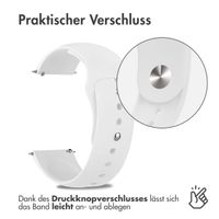 imoshion Silikon Sportarmband -   Universelle 22 mm Anschluss - Weiß