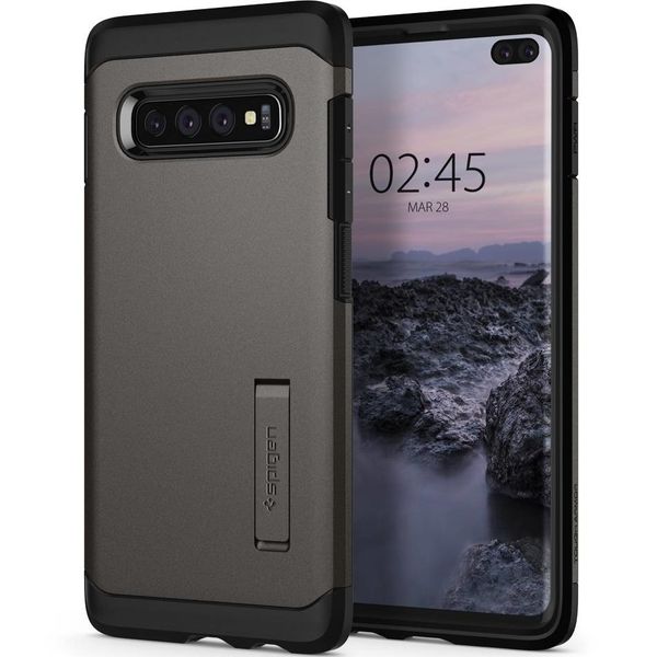 Spigen Tough Armor™ Case Grau für das Samsung Galaxy S10 Plus