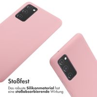 imoshion SilikonHülle mit Band Samsung Galaxy S20 FE - Rosa