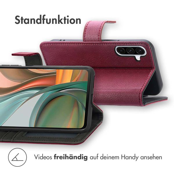 imoshion Luxuriöse Klapphülle Samsung Galaxy A36 - Bordeaux