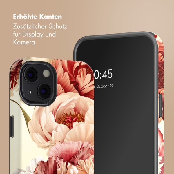 Selencia Vivid Back Cover Apple iPhone 13 - Vintage Peony