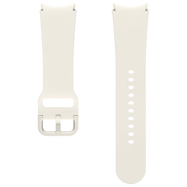 Samsung Originales Sport Armband für die Samsung Galaxy Watch 4 / 5 / 6 / 7 - 20 mm - S/M - Cream