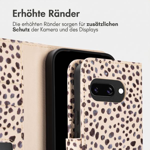 imoshion Design Klapphülle Google Pixel 9A - Black And White Dots