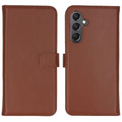 Selencia Echtleder Klapphülle Samsung Galaxy A25 (5G) - Hellbraun