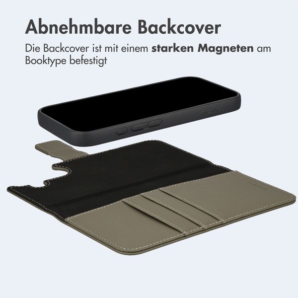 imoshion Herausnehmbare 2-in-1 Luxus-Bookcase Apple iPhone 17 - Grün