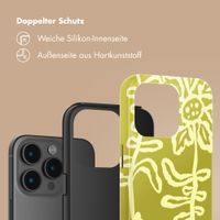 Selencia Vivid Back Cover Apple iPhone 15 Pro - Chalky Bloom