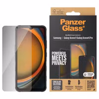 PanzerGlass Ultra Wide Fit Antibakterieller Screen Protector mit Sichtschutz inkl. Applikator Samsung Galaxy Xcover 7 / 6 Pro
