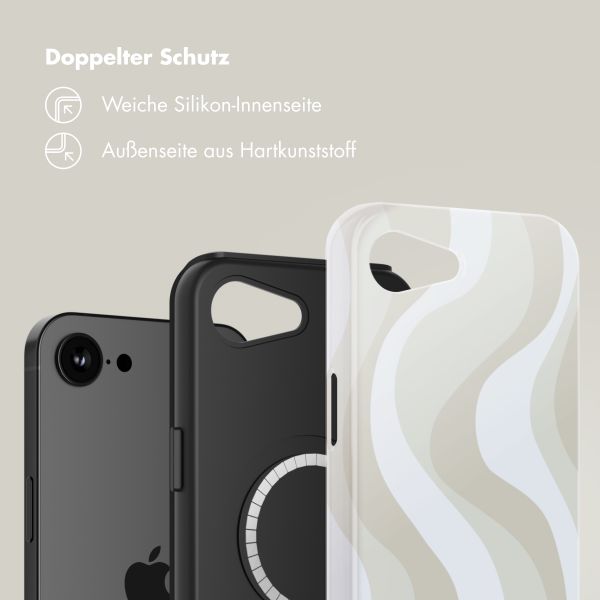 Selencia Vivid Rückabdeckung mit MagSafe Apple iPhone 16e - Desert Waves Beige