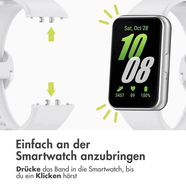 imoshion Silikonband für das Samsung Galaxy Fit 3 - Weiß