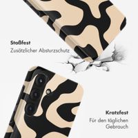 Selencia Vivid Rückabdeckung mit MagSafe Samsung Galaxy S25 - Art Wave Black