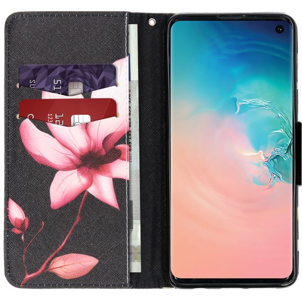 Design TPU Klapphülle für das Samsung Galaxy S10