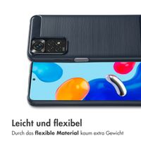 imoshion Brushed Back Cover Xiaomi Redmi Note 11 (4G) / Note 11S (4G) - Dunkelblau