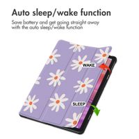 imoshion Design Trifold Klaphülle Lenovo Tab (2025) - Flowers Distance