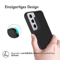 imoshion Rugged Hybrid Carbon Case Samsung Galaxy S22 Plus - Schwarz