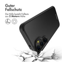 Accezz Rugged Frosted Back Cover Samsung Galaxy A15 (5G/4G) - Schwarz