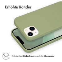 imoshion Color TPU Hülle für das Apple iPhone 14 Plus - Olive Green
