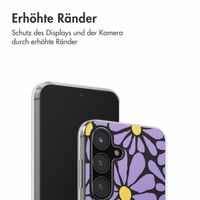 imoshion  Design Hülle für das Samsung Galaxy S24 FE - Tropical Violet Flowers Connect