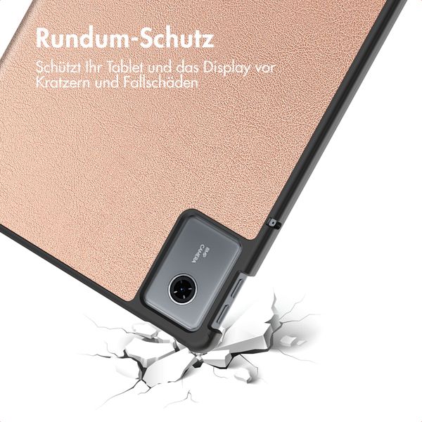 imoshion Trifold Klapphülle Lenovo Idea Tab - Rose Gold