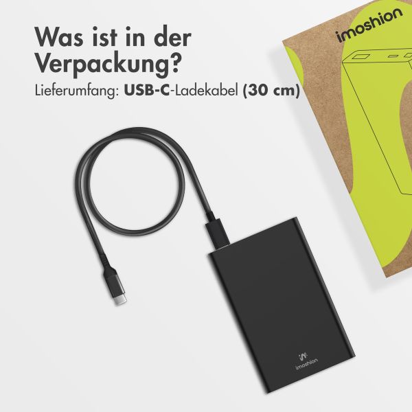 imoshion Ultra Series Powerbank 10.000 mAh - Schwarz