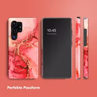 Selencia Vivid Back Cover Samsung Galaxy S25 Ultra - Rosy Marble