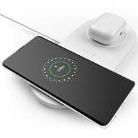 Belkin Dual Wireless Fast Charging Pad - 10W - Weiß