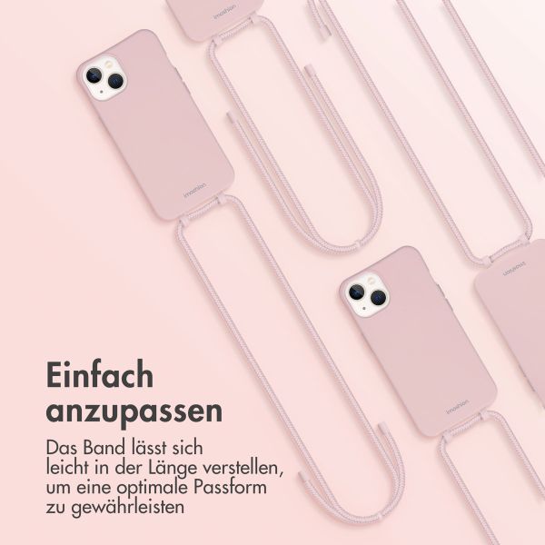 imoshion Color Backcover mit abtrennbarem Band Apple iPhone 13 - Rosa