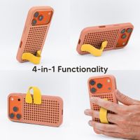 Callbuddy Hülle mit Strap Apple iPhone 17 Pro - Coral Pop