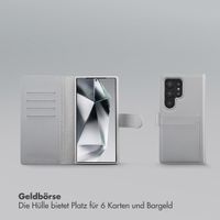 Selencia Olyn Abnehmbare Bookcase mit MagSafe Samsung Galaxy S24 Ultra - Grau