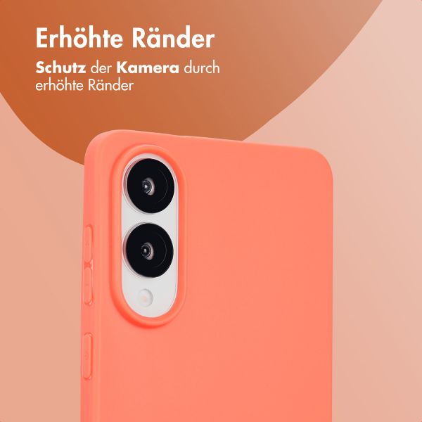 imoshion TPU Color Cover Samsung Galaxy S25 Edge - Apricot Crush Orange