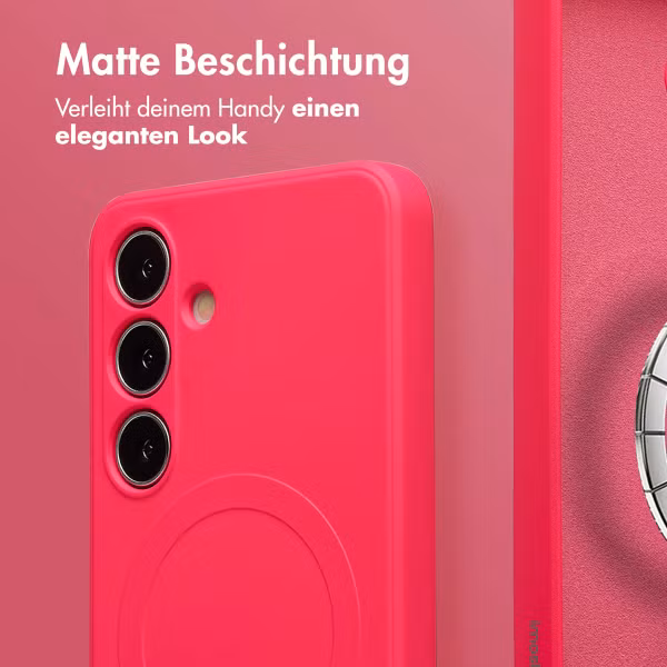 imoshion Color Back Cover mit MagSafe Samsung Galaxy S25 - Neon Pink