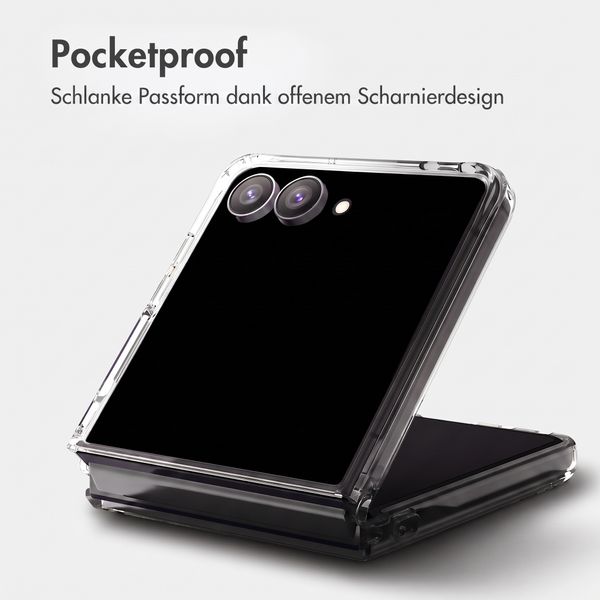 Accezz Xtreme Impact Backcover mit MagSafe Samsung Galaxy Z Flip 8 - Transparent